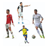 Cristiano Ronaldo 4 Displays Decorativo Para Fiesta Infantil
