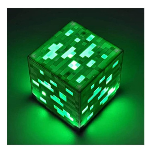 Minecraft Lampara Diamante Mesa Juguetes Adornos Decoracion