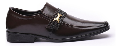 Sapato Masculino Social Couro Marrom Bertelli Confort Luxo  