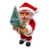 Boneco Papai Noel Natal Musical Com Som Decoração Natalina