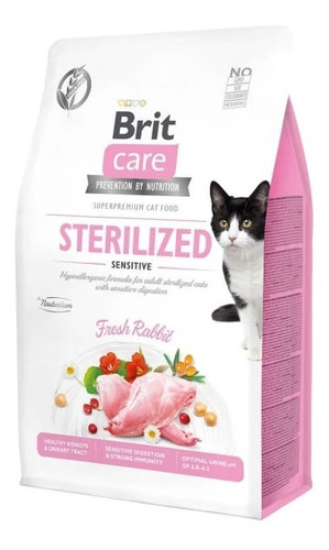 Brit Care Alimento Gato Sterilized Sensitive 2kg Razas