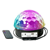 Bola Led Luz Audioritmica Efectos Media Esfera Parlante Usb 