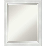 Amanti Art Wall Mounted Framed Vanity Mirror, Glass Size 16x