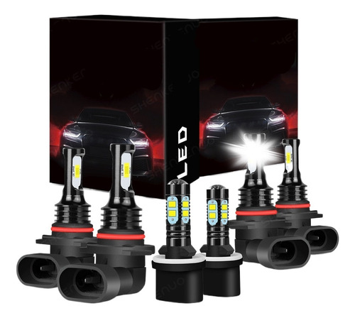 Kit 9005 9006 880 Para Chevy Faros Foco Led Luz 40w Canbus