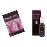 Kit Inkdraw Stencil Decalque Tatuagem 100 Ml + Inkdraw Paper