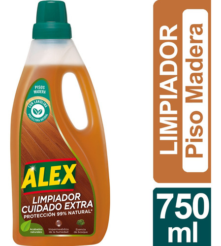 Alex Limpiador Para Pisos Extra Madera 750 Ml