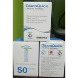 Lancetas Universales Para Glucometros Glucoquick Caja X50