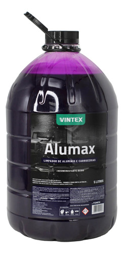 Gsx Alumax 5l Limpa Alumínio Baú Caminhão Vonixx       