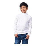 Camiseta Media Polera Niños Lisas Talle 2-4-6-8