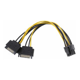 Axgear Cable De Alimentación Sata A Pci-e (15 Pines, 8 Pines