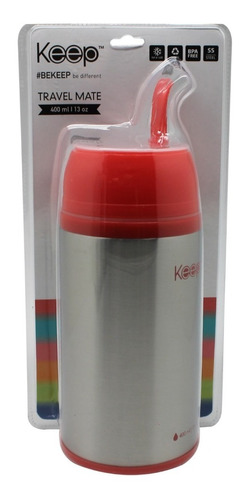 Termo Mate Autocebante Keep 400 Ml Acero Inoxidable 