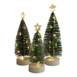 Mini Árbol De Navidad Con Luces Para Decoración Navideña De