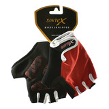 Guantes Dedos Cortos Sintex Aldi Women L Negro Rojo