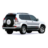 Adesivos Toyota Land Cruiser Turbo Faixa Lateral Par 2009