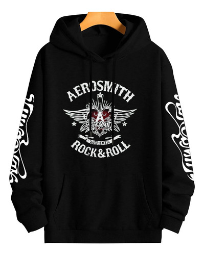 Aerosmith 657 Rock & Roll Musica Rock Poleron Oversize Dtf