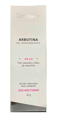 Gel Despigmentante Arbutina Con Extracto De Uva 30 Gr