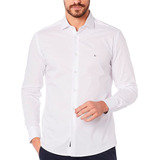 Camisa Reg Tricoline Lisa Bca Ml.02.0027001