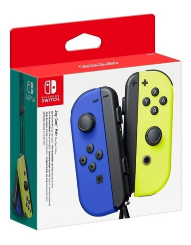Control Joy Con L R Azul Amarillo Nintendo Switch Nuevo 