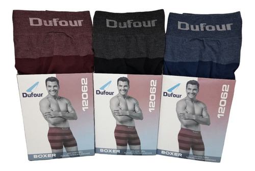 Pack X 3 Unidades Boxer De Hombre Dufour Art. 12062