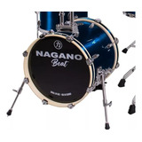 Bateria  Nagano Beat Azul Bumbo 16