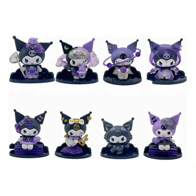 Boneco De Ação Sanrio Kuromi Blind Box Werewolf Kill, 8 Peça