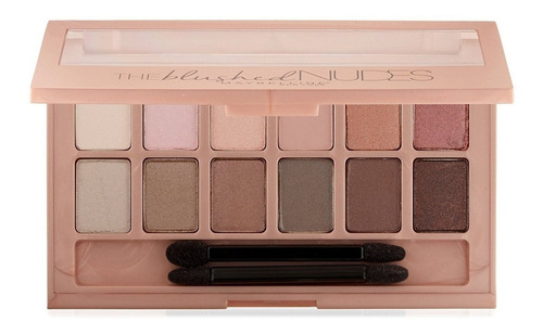 Paleta De Sombras Maquillaje Maybelline The Blushed Nudes