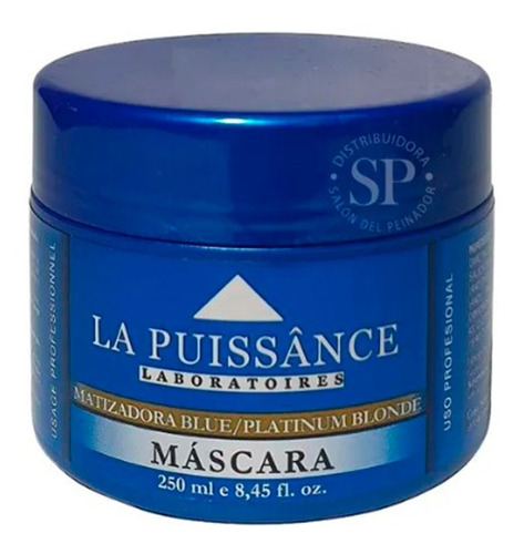 Máscara Matizadora Azul Cabello Platinado La Puissance 250ml
