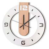 Reloj Pared 40 Cm Kiev, Madera, Somos Fabricantes