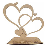 Kit 15 Centros De Mesa Casamento Mdf  C/ Base Personalizado