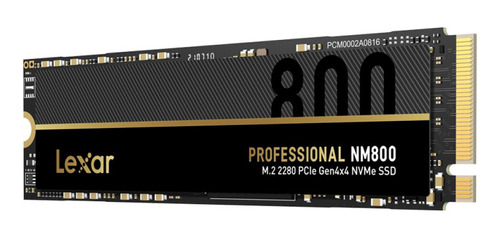 Lexar Nm800 512gb M.2 Nvme Ssd De Gran Capacidad De Estado S