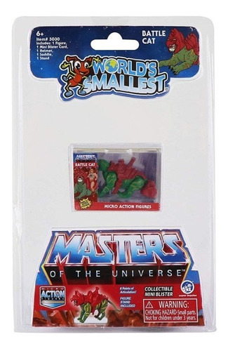 Mini Figura Masters Of Universe Battle Cat Worlds Smallest