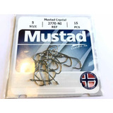 Anzuelos Mustad Serie 277e-ni #5 X 15 Unidades / Pejerrey