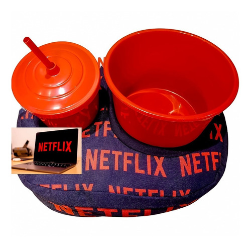 Kit Pipoca Almofada Netflix