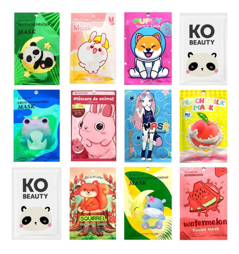 1 Pieza Mascarilla Kawaii Original Tipo Coreana Calidad 