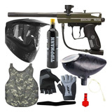 Gotcha Paquete Spyder Paintball Marcadora Tac Xtrmp