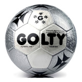 Balon Futbol Profesional Golty Magnum Cosido Mano N.4 Color Gris