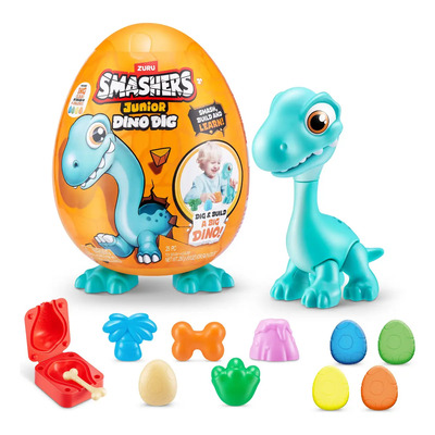 Zuru Smashers Junior Dino Dig Huevo Grande Jurassic Sorpresa | Envío gratis