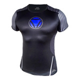 Camiseta  Fit  Training  Licrado  Slim  Hero   3 D