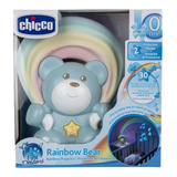 Proyector Arcoíris Bebé Rainbow Bear Azul Marca Chicco 