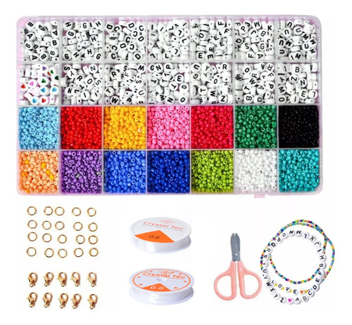 Kits Para Cuentas De Bisutería Cuentas Para Pulseras 3850pcs