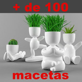 Pack De Mas De 30 Macetas Archivos Stl Para Impresión 3d