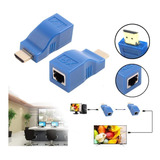 Convertidor Extensor Lan Rj45 Hdmi Convertidor Tx Rx 30m