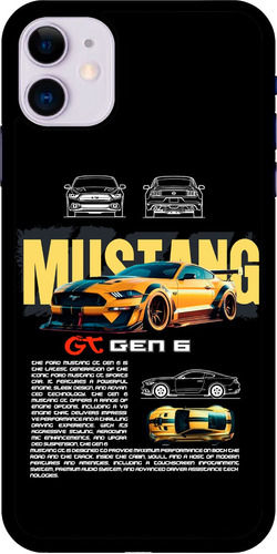 Funda Celular Diseño Auto Coche Ford Mustang Gt Gen 6