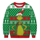 1 Sudadera Navidad Grinch Ugly .