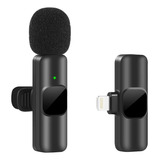 Microfone Lapela Sem Fio Para iPhone Android Samsung Tipo C