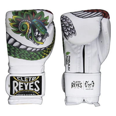 Guantes Premium Fiber Colección Origen Quetzalcóatl Color Blanco Talla 16oz | Meses sin interés