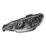 Óptica Peugeot 206 2004 2006 2008 2010 2012 Vidrio Liso Izq