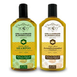 Rocco® Shampoo + Acondicionador Jalea Real Miel Anticaida 