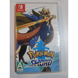 Caja Sola Sin Juego Sin Manual Pokémon Sword Nintendoswitch 