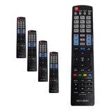 Kit 5 Controle Compatível LG Smart Tv 3d Led Lcd Akb7361531